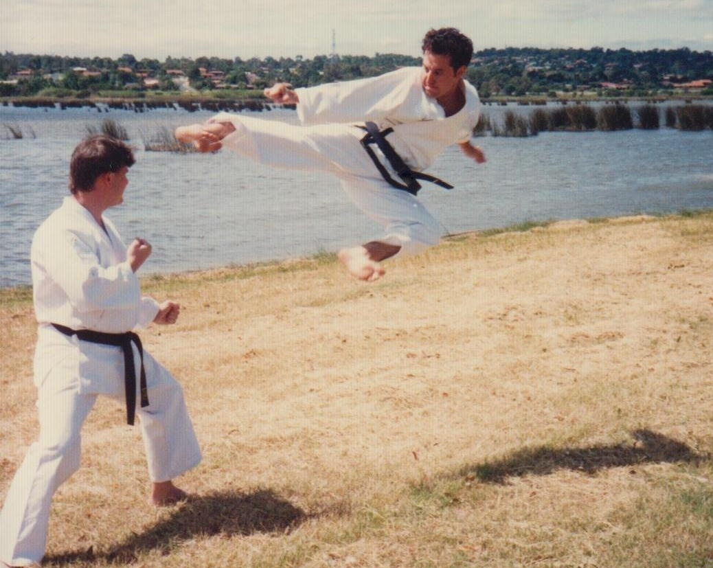 Flying Side Kick Taekwondo